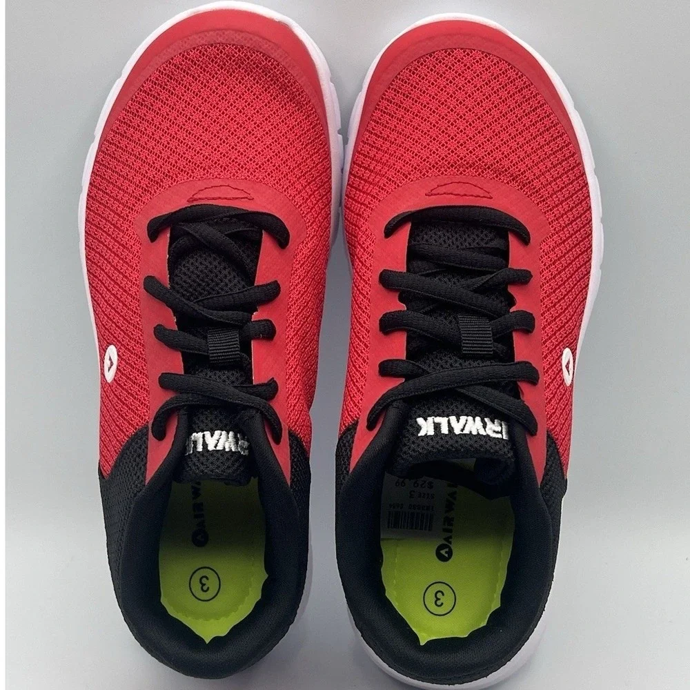 Airwalk Gusto‎ XT II Cross Trainer Red Lace Up Shoes - Kids Size 3 NEW
